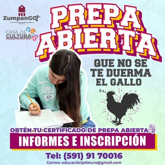 preparatoria abierta zumpango