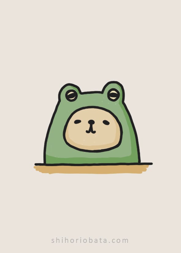 cute frogs drawings