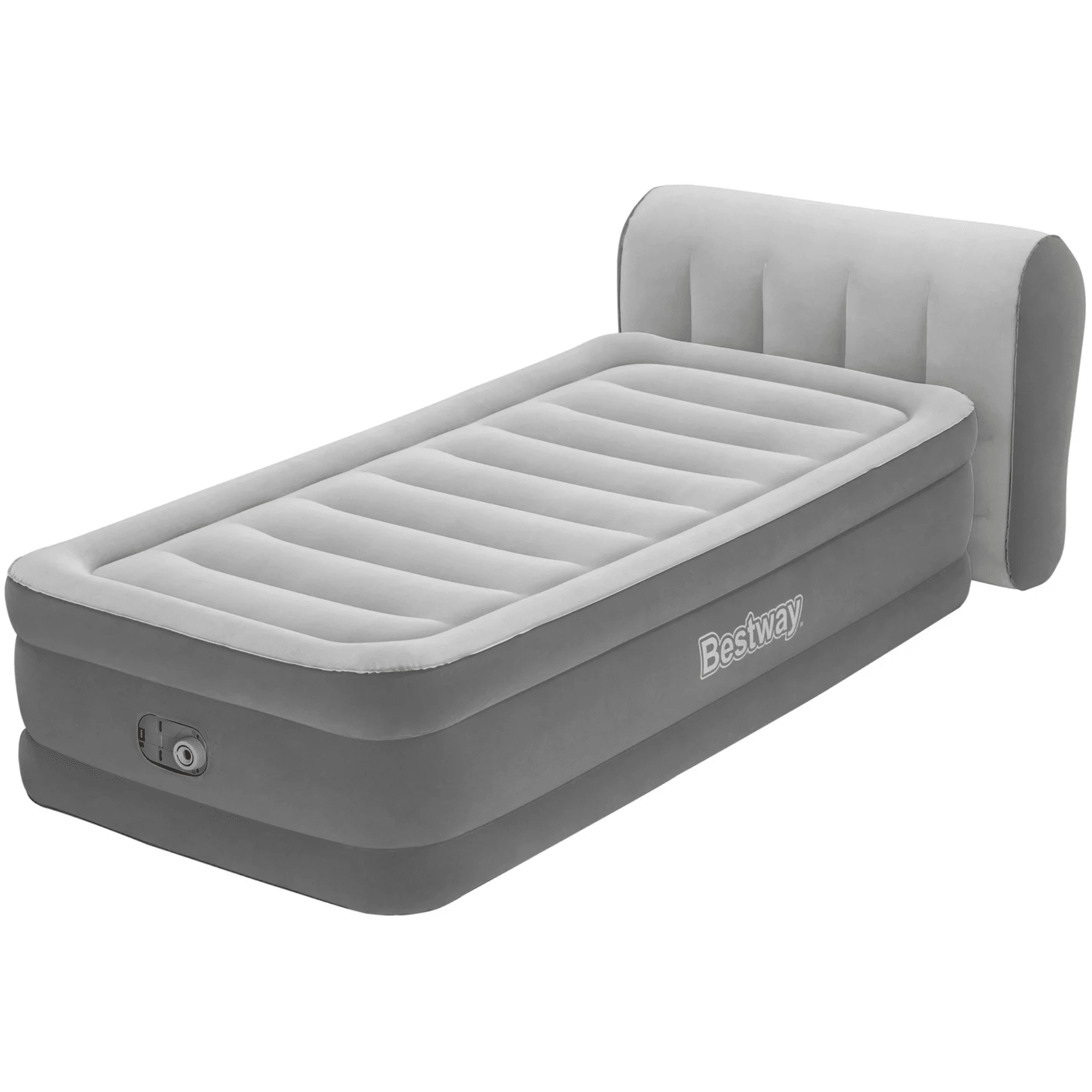 twin air beds built in pump