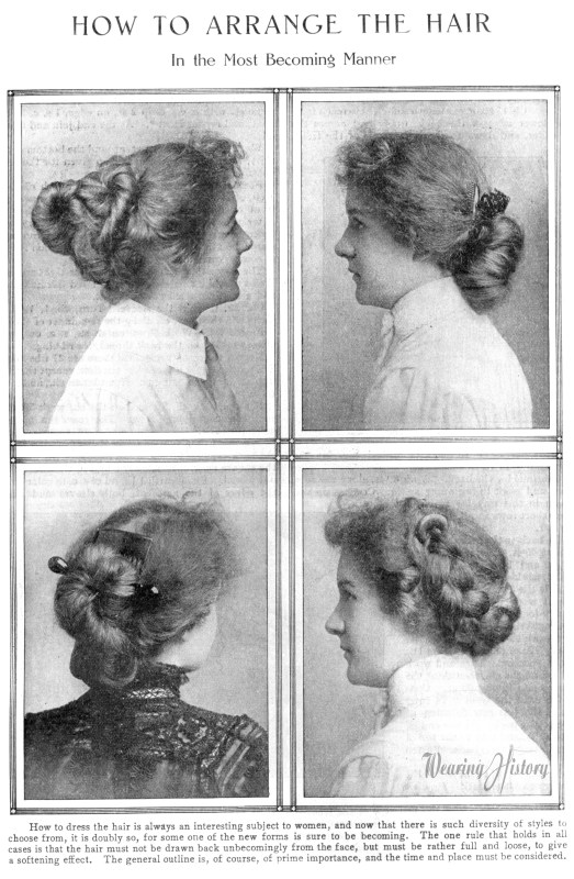 edwardian hairdo