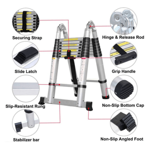 5m extendable ladder