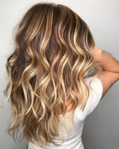 light brown hair with highlights