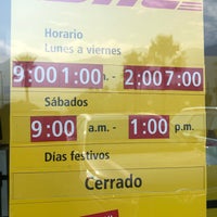 a que hora cierra dhl