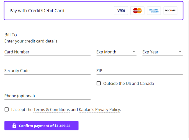 kaplan promo code