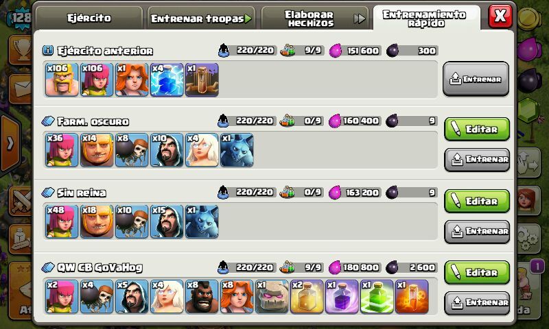 ejercitos coc