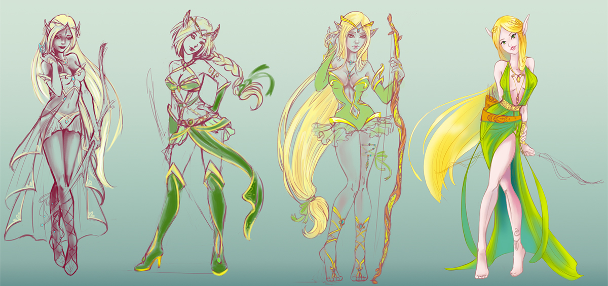 elf character design