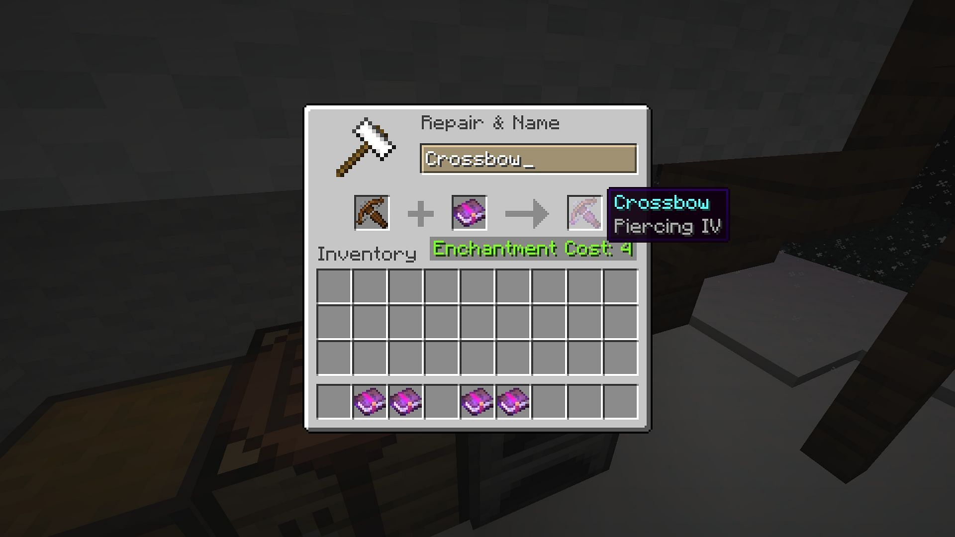 enchantments for crossbows