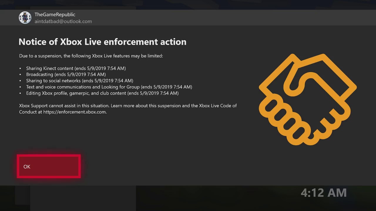 enforcement xbox