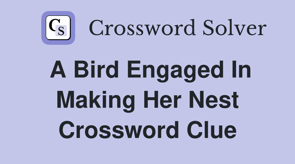 engaged crossword clue