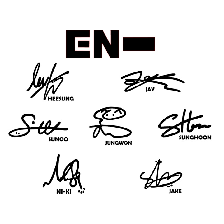 enhypen autographs