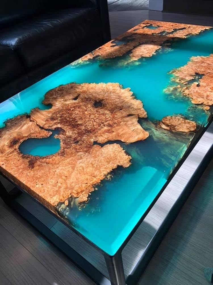 epoxy resin ocean table