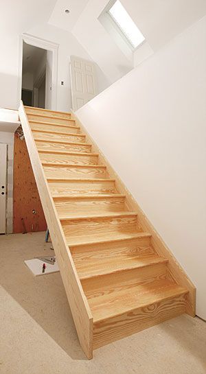 escaleras de madera para interiores pequeños