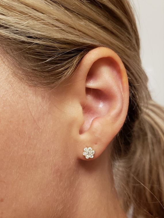 etsy diamond earrings