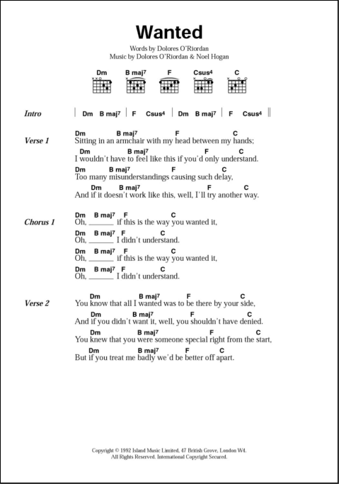 every little thing you wanted chords