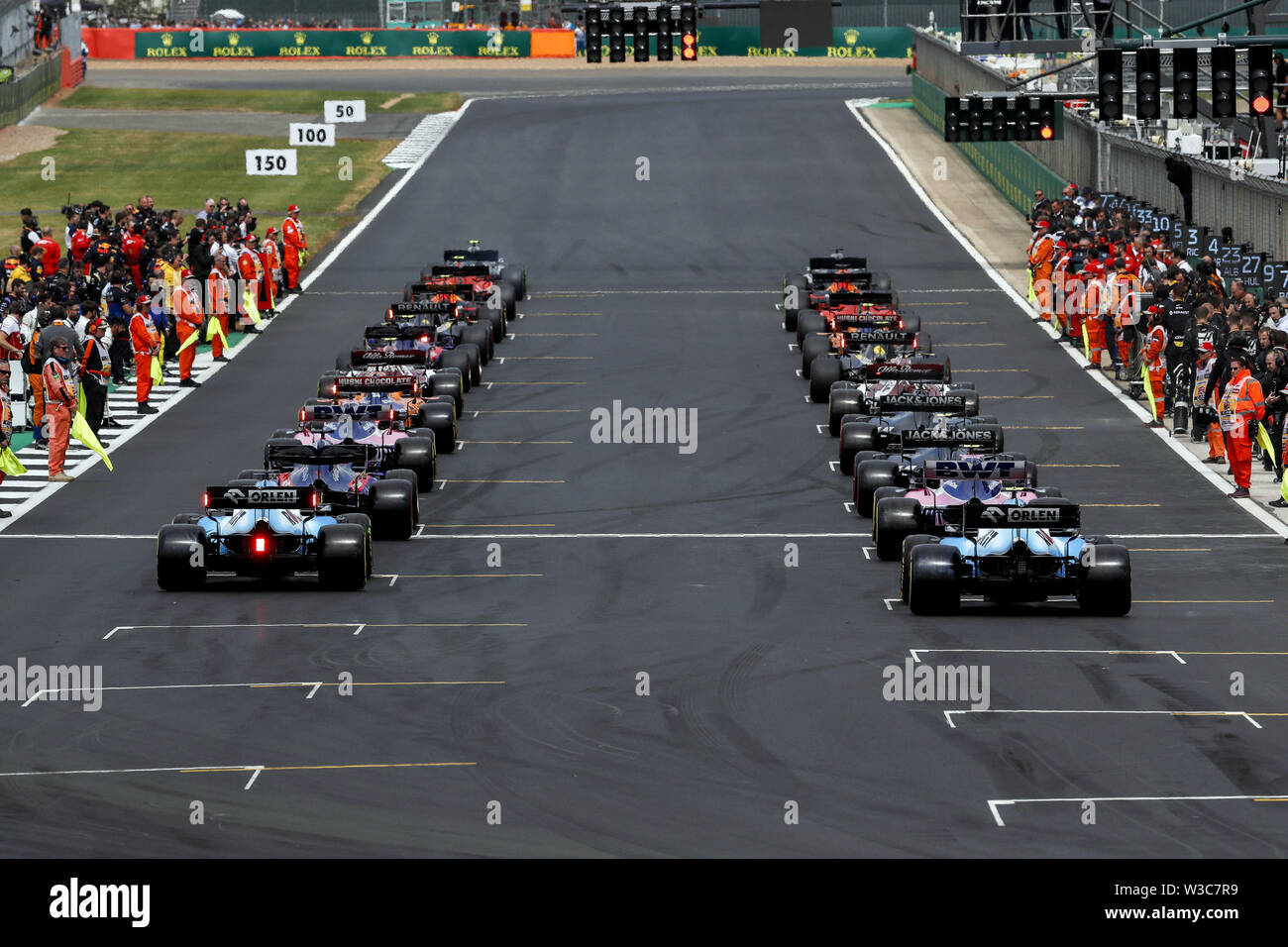 f1 grid start