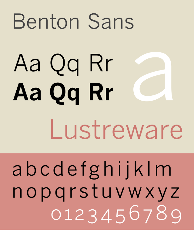 benton sans condensed font