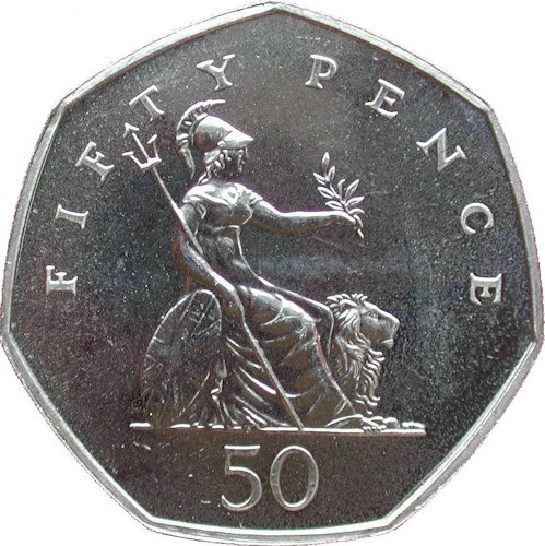 2007 50p coin value