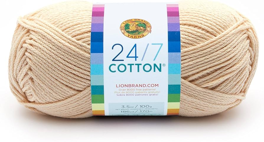 lion brand 24 7 cotton yarn