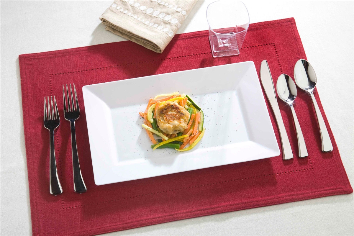 rectangular dinner plates