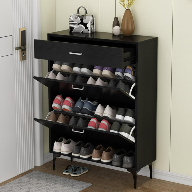 black shoe cubby