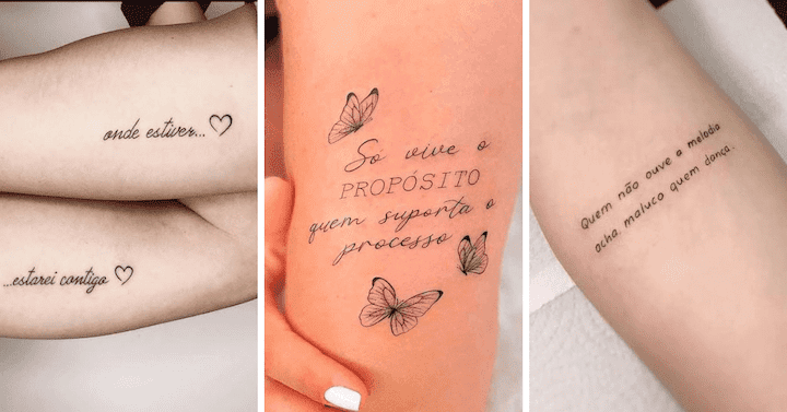 frases em tatuagem