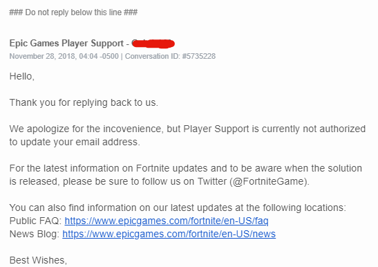 epic game support