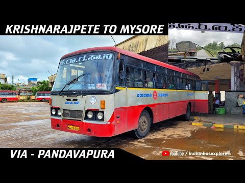 kr pete to mysore distance