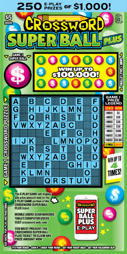 crossword scratch ticket