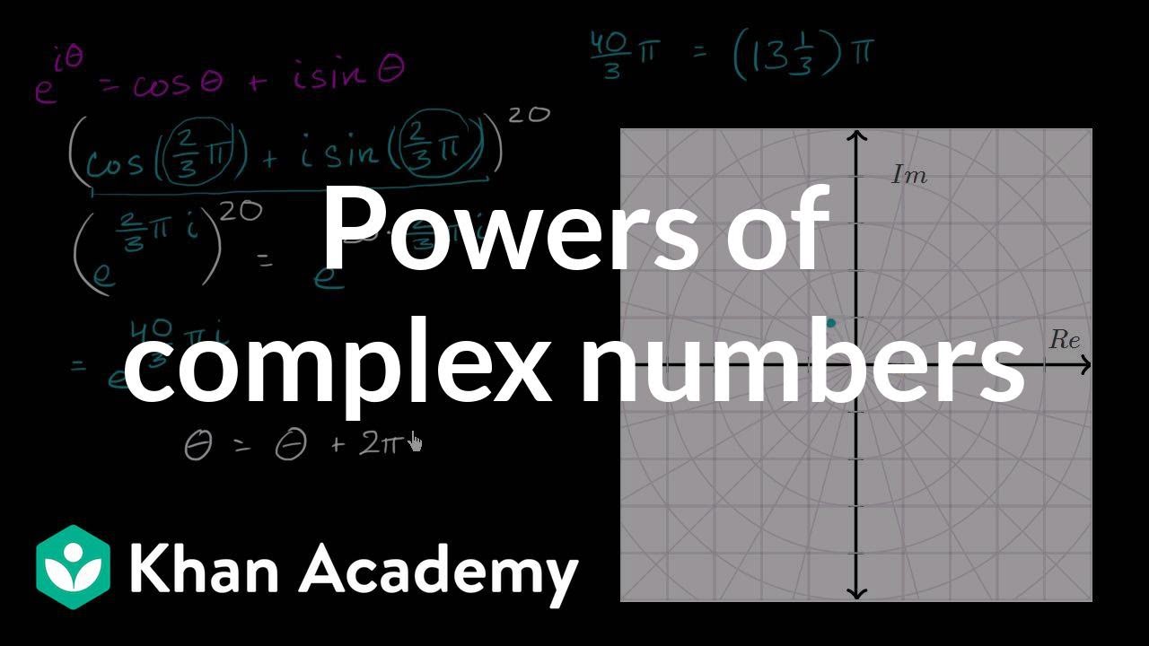 khan academy complex numbers