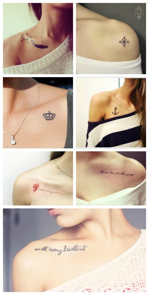 tatuajes en el hombro para mujer pequeños