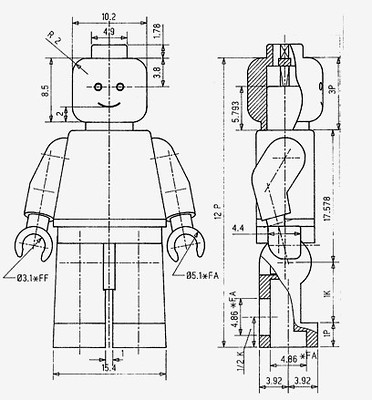 lego man dimensions