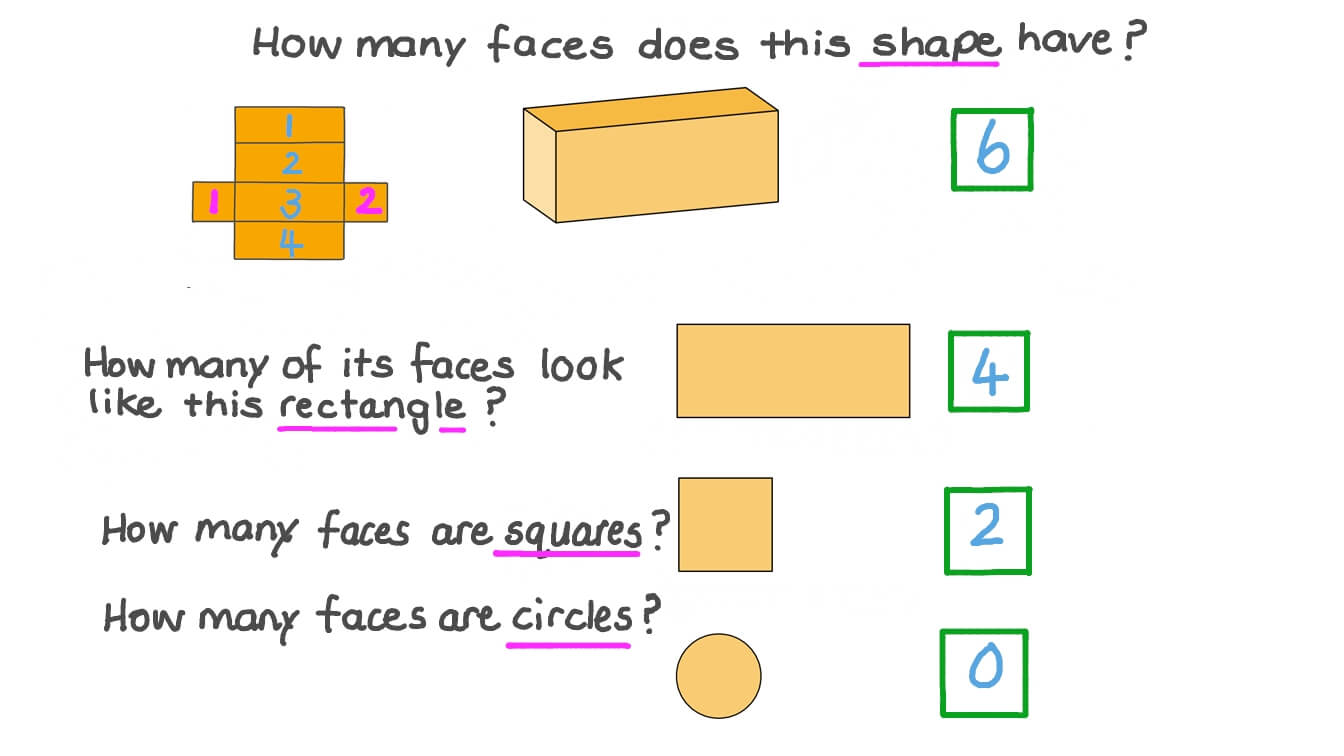 a rectangle has how many faces