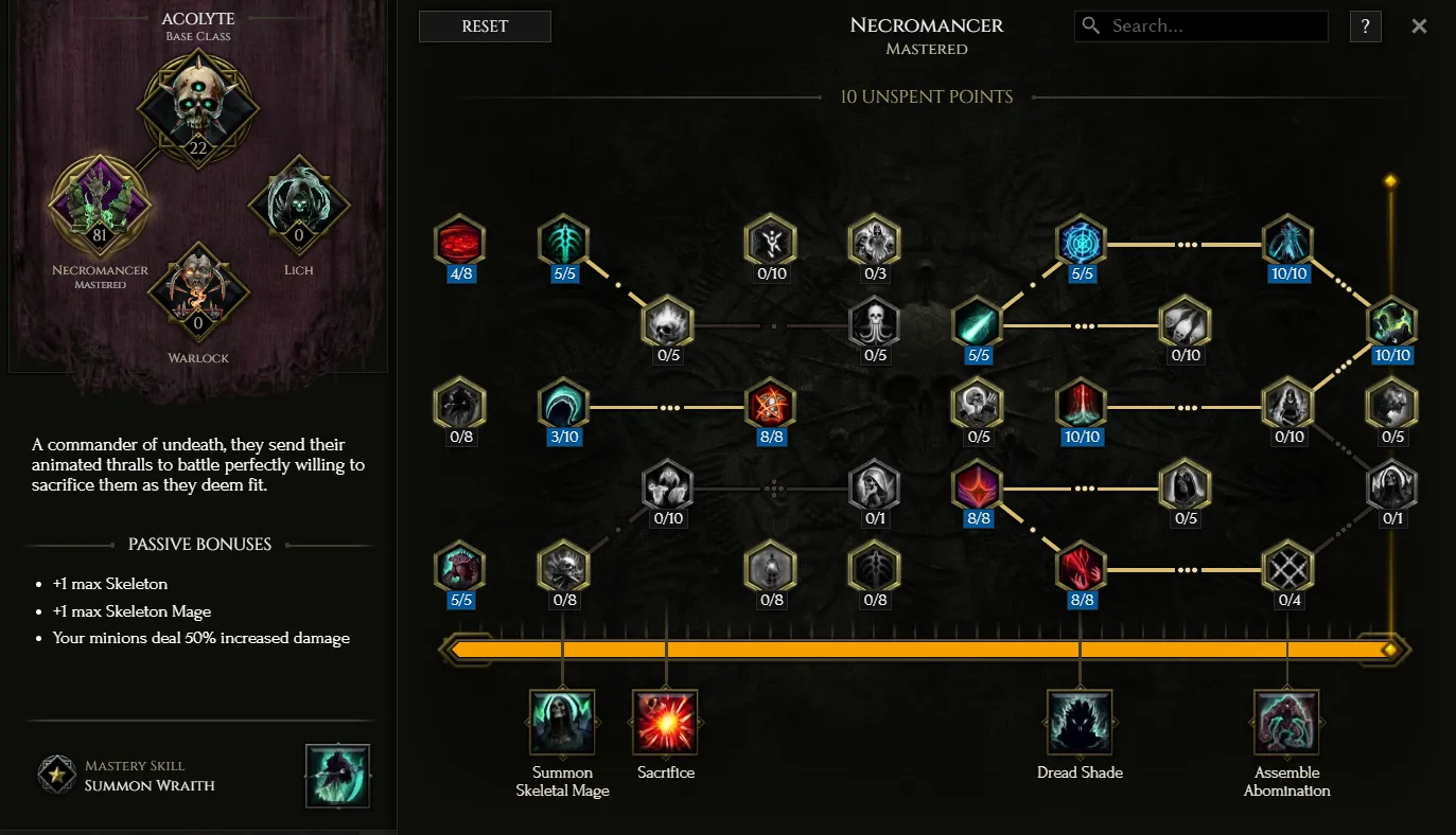 last epoch builds