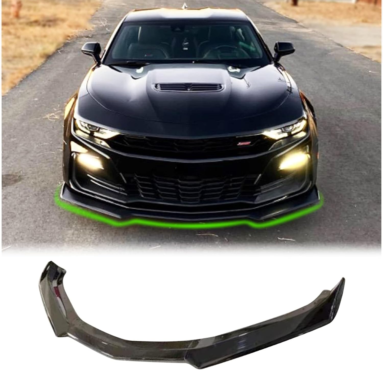 2019 camaro ss front splitter