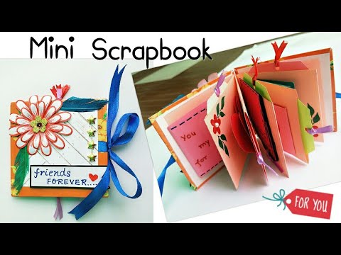 mini scrapbook album