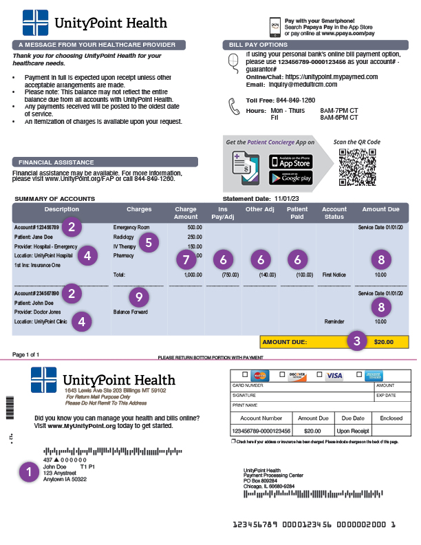 myunitypoint bill pay