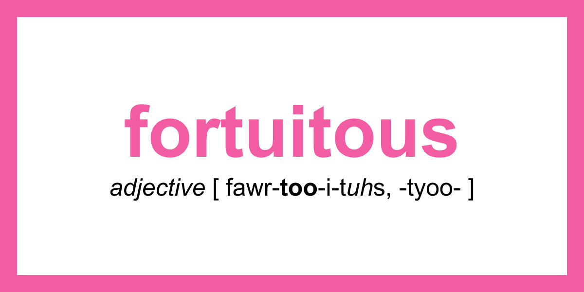 fortuitous synonym