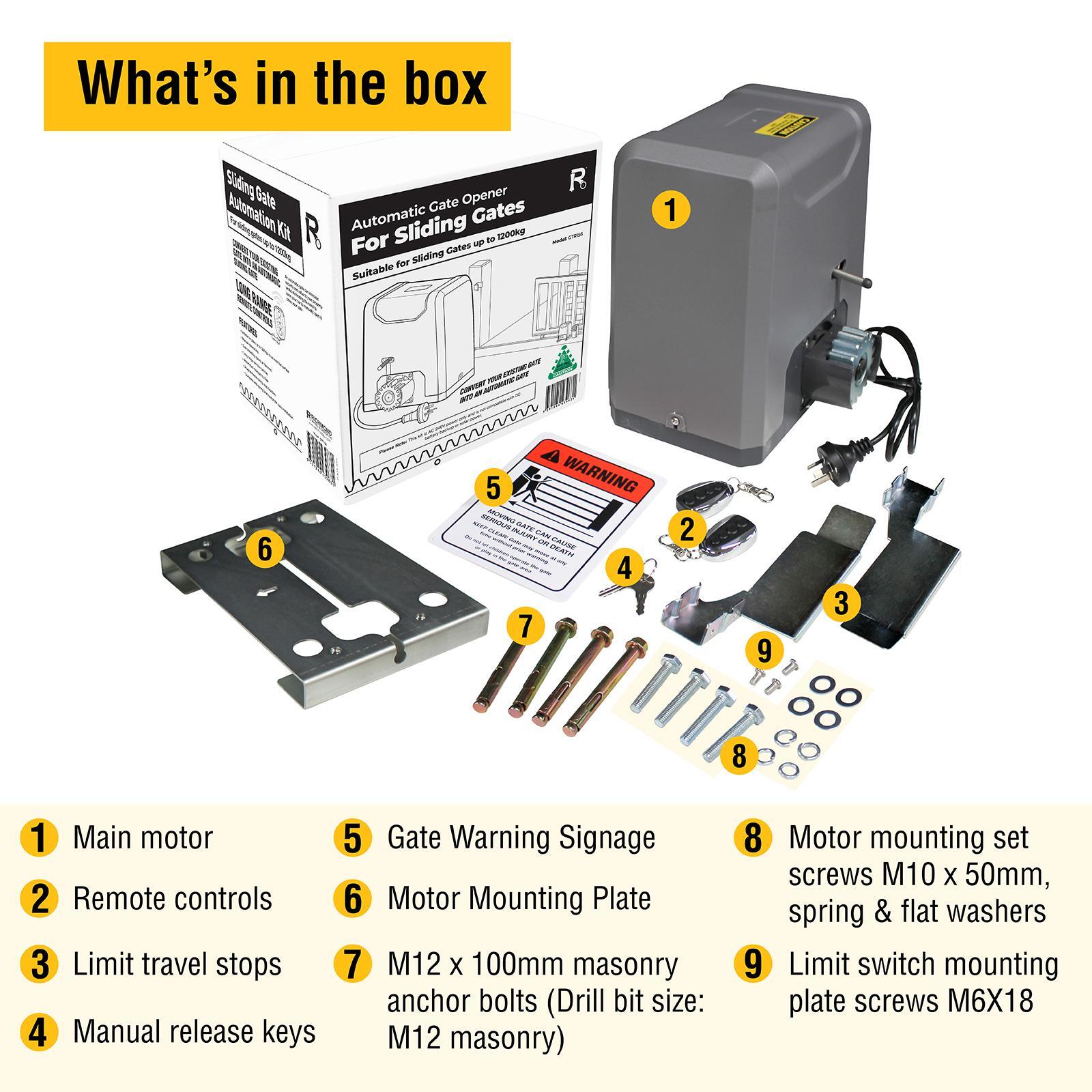 bunnings sliding gate kit