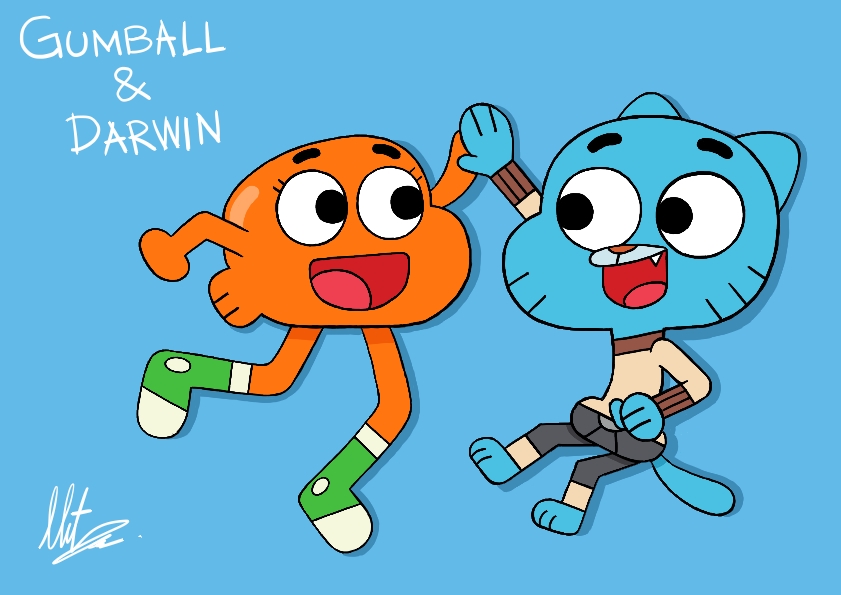 imagenes de gumball y darwin