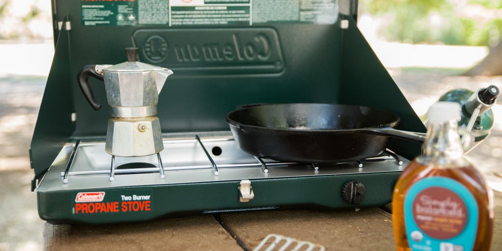 coleman gas stove