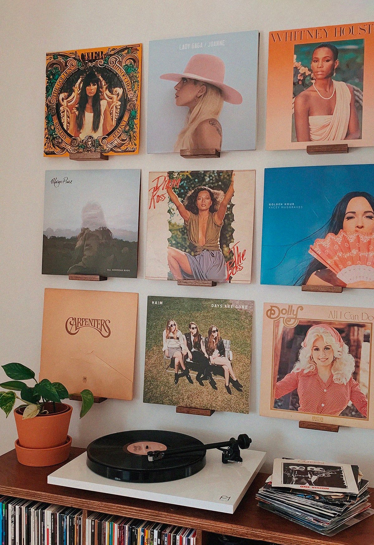 wall vinyl records