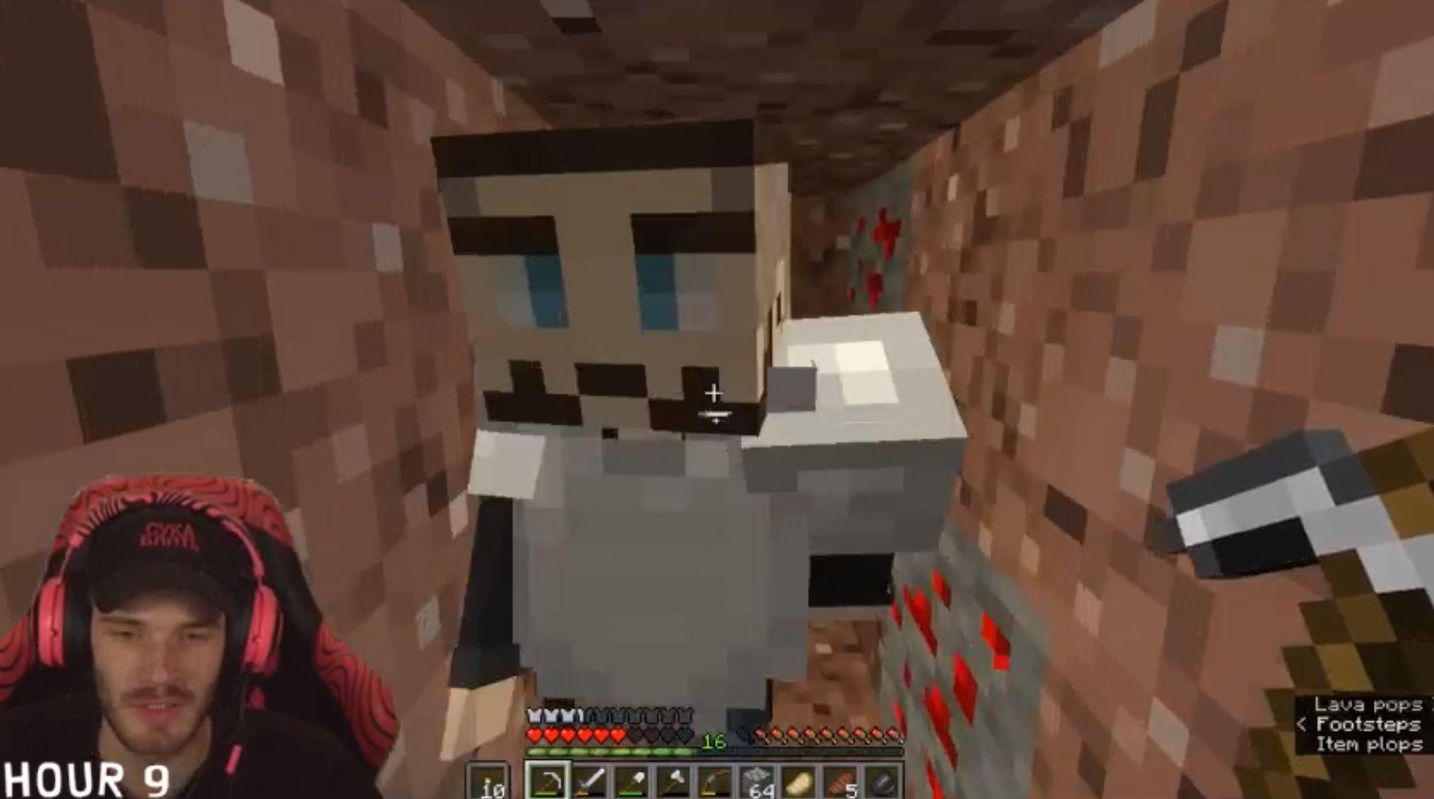 pewdiepie minecraft stream