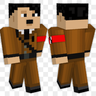 hitler minecraft skin