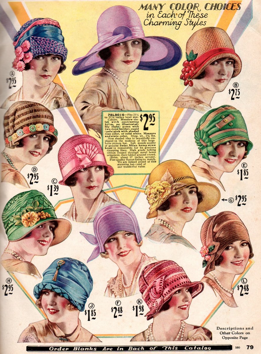 hats of 1920s