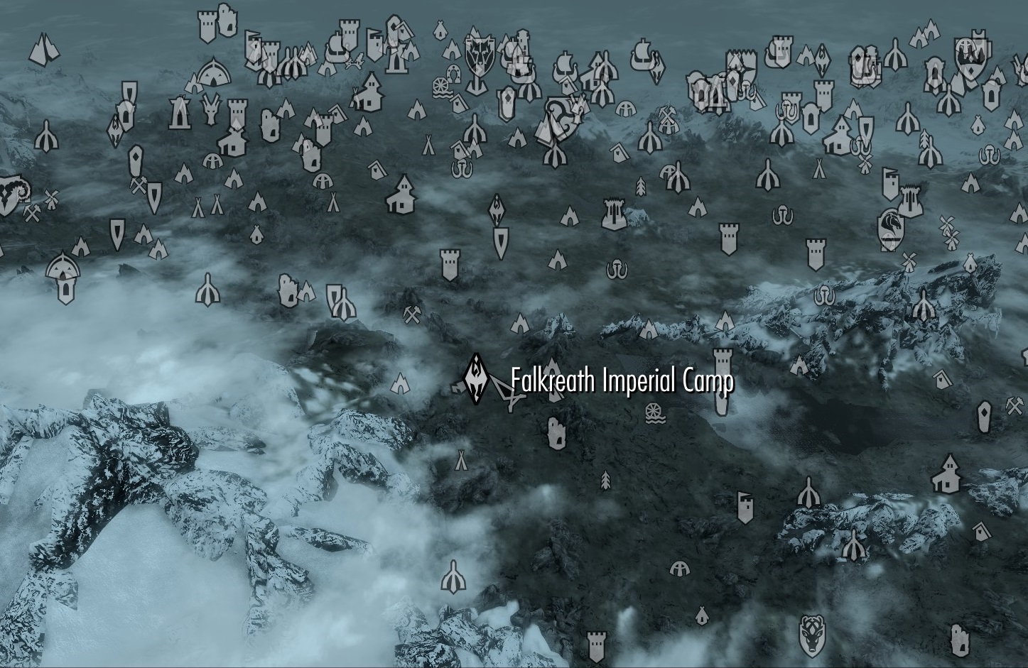 falkreath skyrim map