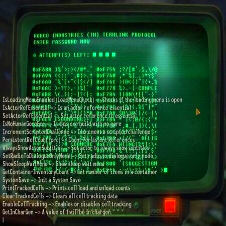 fallout new vegas commands