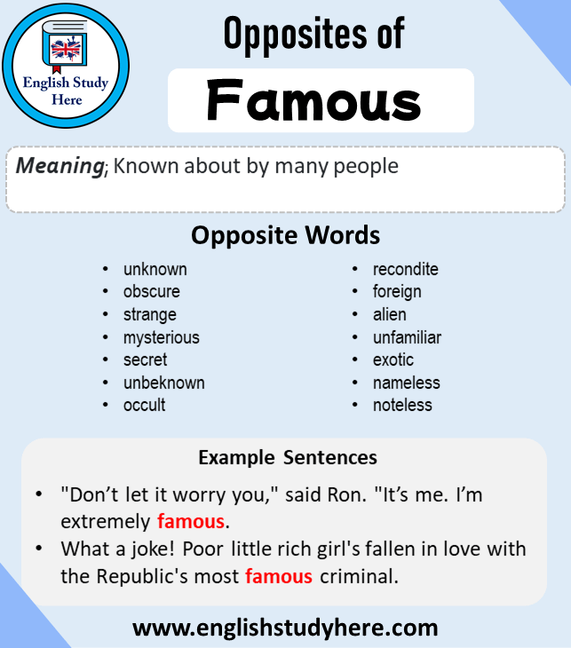 famous ka antonyms