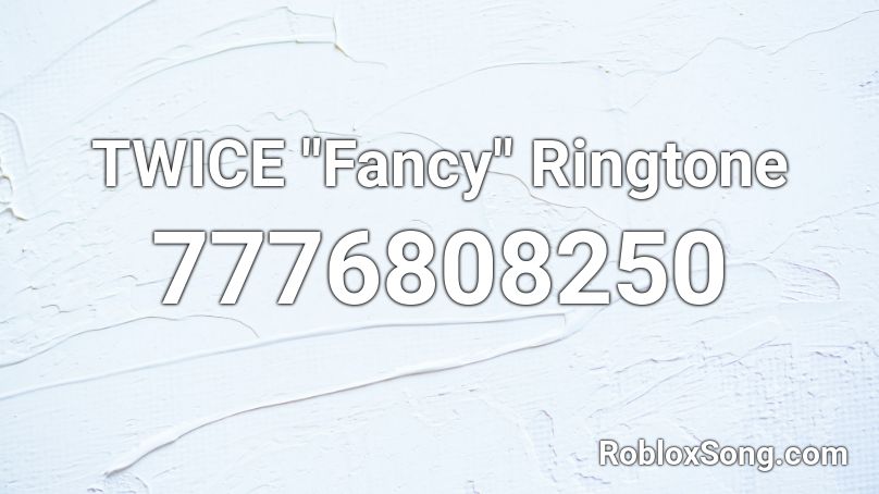 fancy twice roblox id