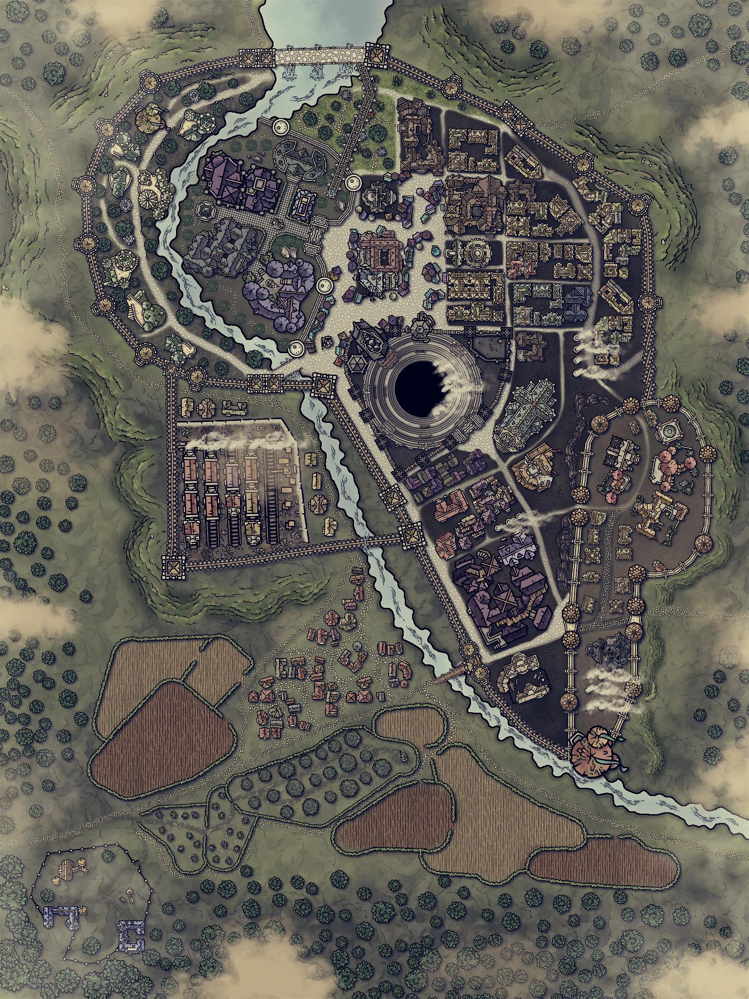 fantasy city maps