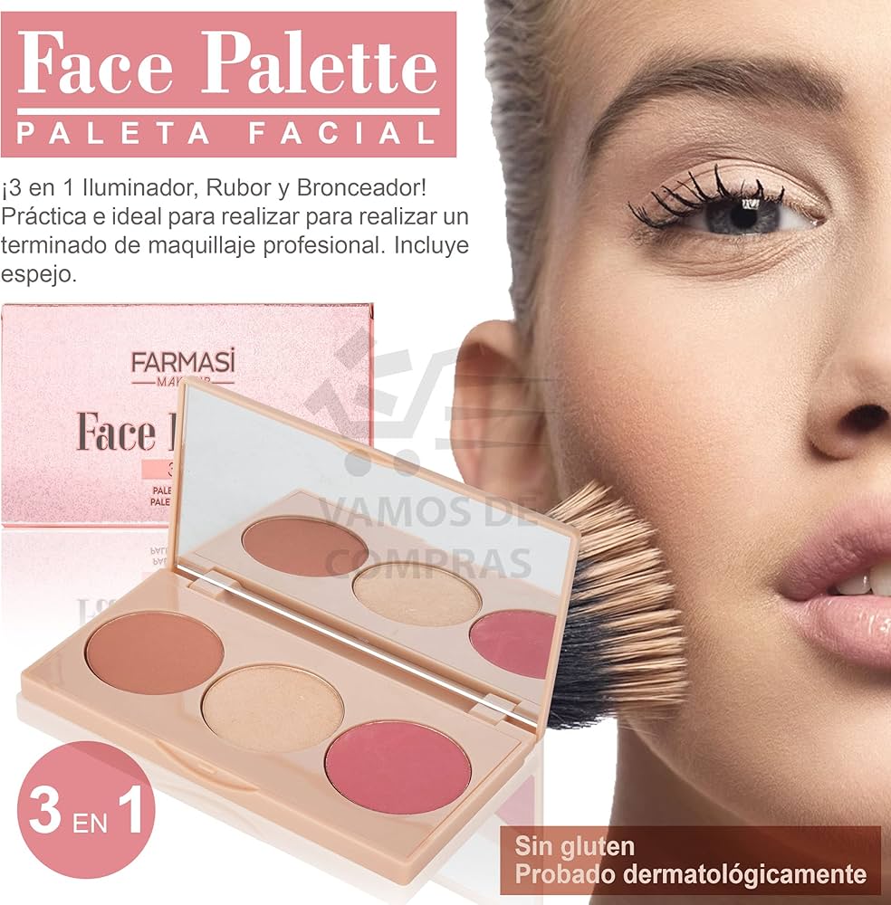 farmasi contour highlight palette